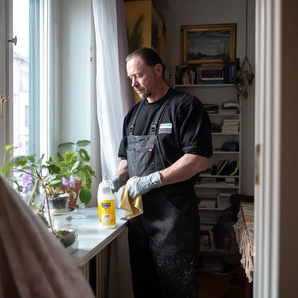 Nikotin- och röksanering Eskilstuna - Avlägsning av nikotinbeläggning