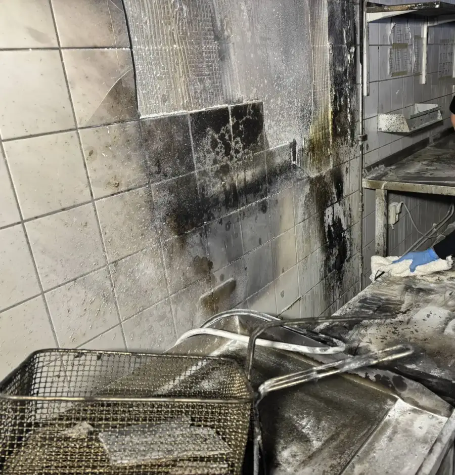 Brandsanering – sot och rök på väggar